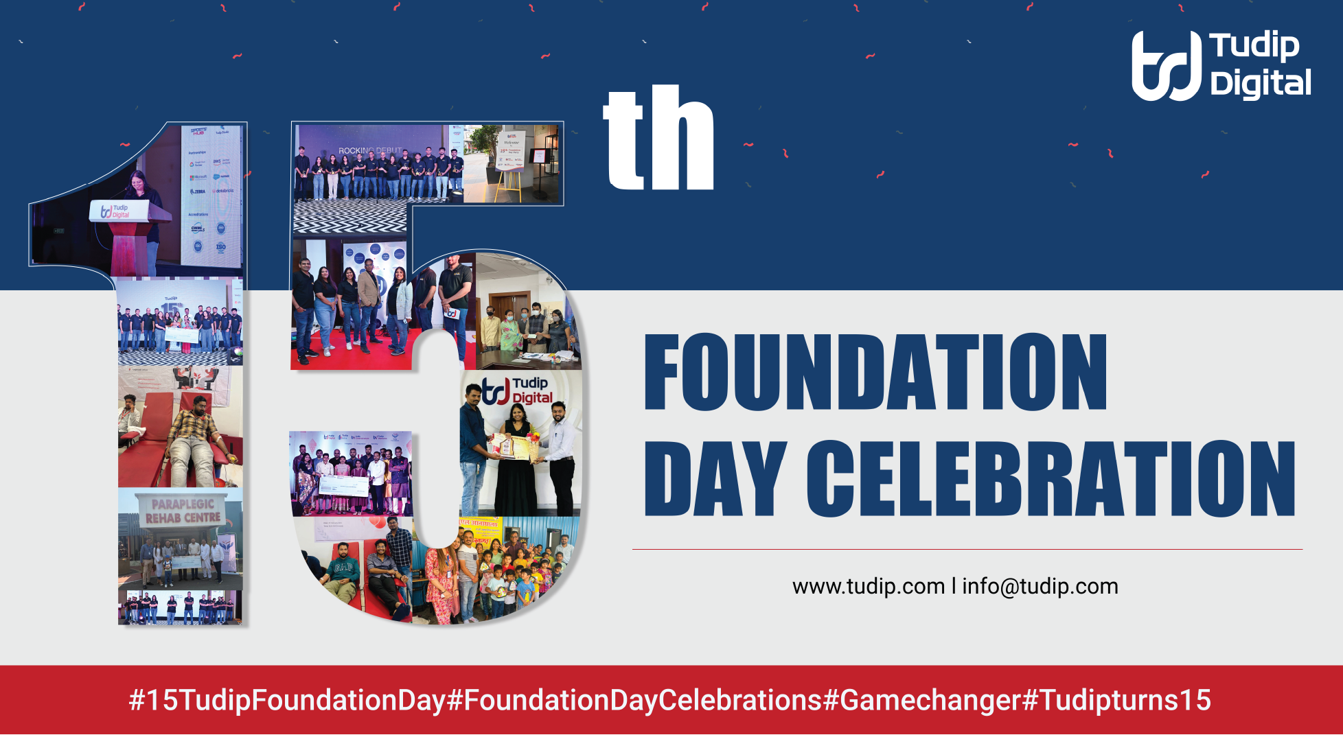 Tudip Technologies Celebrates 15 Years of Innovation — A Milestone Moment